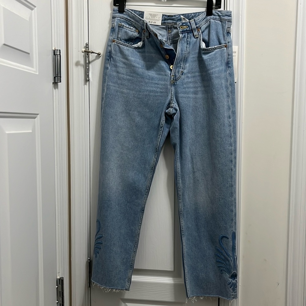 H & M Denim Straight Fit Jeans